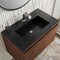 James Martin Vanities 31.5'' Single Vanity, Mid-Century Walnut w/ Charcoal Black Composite Stone Top 805-V31.5-WLT-CH - alternate 3